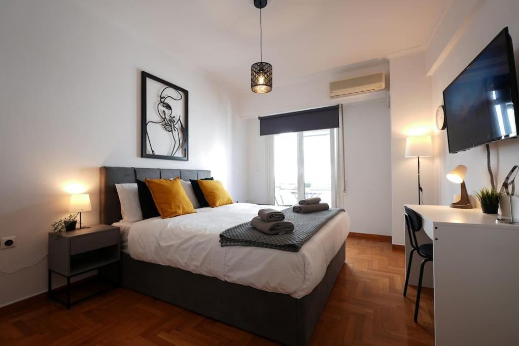 Syntagma Square, 70Sqm Pentelis Sunny Apartment Aten Exteriör bild